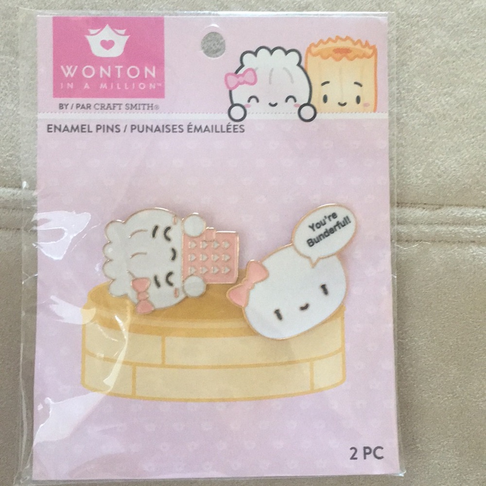 Wonton In a Million Enamel Pins